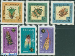 Vietnam 1965 Insects 6v, Mint NH, Nature - Insects - Other & Unclassified