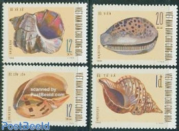 Vietnam 1970 Shells 4v, Mint NH, Nature - Shells & Crustaceans - Meereswelt
