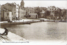 CP - Saint Florent - Corse - Port Et Quais 1930 (Reproduction)    * - Other & Unclassified