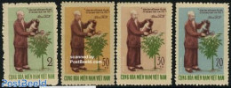 Vietnam 1970 Vietcong, Ho Chi Minh 4v, Mint NH, Nature - Gardens - Trees & Forests - Rotary, Lions Club