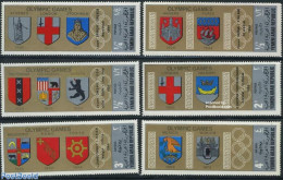 Yemen, Arab Republic 1968 Olympic Games 6v, Arms, Mint NH, History - Sport - Coat Of Arms - Olympic Games - Other & Unclassified