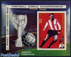 Yemen, Arab Republic 1970 World Cup Football S/s Imperforated, Mint NH, Sport - Football - Other & Unclassified