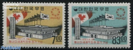 Korea, South 1967 Expo 67 Montreal 2v, Mint NH, Various - World Expositions - Corea Del Sur