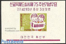 Korea, South 1960 Modern Education S/s, Mint NH, Science - Education - Corée Du Sud