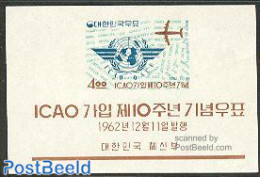 Korea, South 1962 I.C.A.O. S/s, Mint NH, Transport - Aircraft & Aviation - Avions