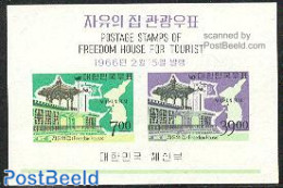Korea, South 1966 Tourism S/s, Mint NH, Various - Maps - Tourism - Aardrijkskunde