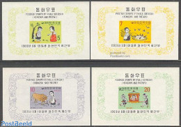Korea, South 1969 Fairy Tales 4 S/s, Mint NH, Art - Fairytales - Verhalen, Fabels En Legenden