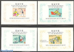 Korea, South 1970 Fairy Tales 4 S/s, Mint NH, Art - Fairytales - Contes, Fables & Légendes