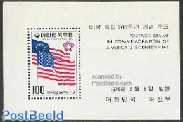 Korea, South 1976 American Bicentenary S/s, Mint NH, History - Flags - US Bicentenary - Korea, South