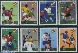 Congo Dem. Republic, (zaire) 1981 World Cup Football Spain 8v, Mint NH, Sport - Football - Other & Unclassified