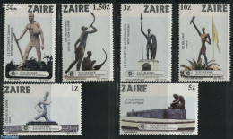 Congo Dem. Republic, (zaire) 1983 Statues 6v, Mint NH, Art - Sculpture - Sculpture