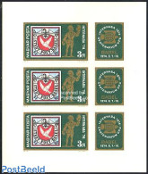 Hungary 1974 INTERNABA M/s Imperforated, Mint NH, Philately - Stamps On Stamps - Neufs
