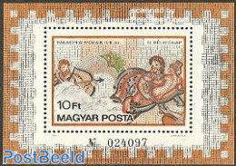 Hungary 1978 Stamp Day, Mosaics S/s, Mint NH, History - Archaeology - Stamp Day - Art - Mosaics - Unused Stamps