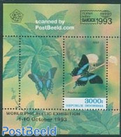 Indonesia 1993 Bangkok 1999 S/s, Mint NH, Nature - Butterflies - Indonesia