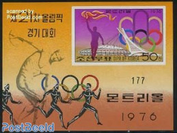 Korea, North 1977 Olympic Games S/s Imperforated, Mint NH, Sport - Olympic Games - Korea (Nord-)