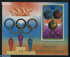 Korea, North 1976 Olympic Winners S/s Imperforated, Mint NH, Sport - Olympic Games - Korea (Noord)
