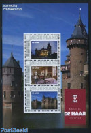 Netherlands - Personal Stamps TNT/PNL 2011 Kasteel De Haar 3v M/s, Mint NH, Art - Castles & Fortifications - Châteaux