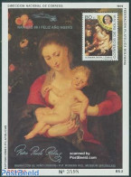 Bolivia 1989 Christmas S/s, Mint NH, Religion - Christmas - Art - Paintings - Rubens - Natale