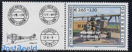 Austria 2004 Stamp Day 1v+tab, Mint NH, Transport - Post - Stamp Day - Aircraft & Aviation - Nuevos