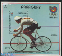 Paraguay 1987 Olympic Games Seoul S/s, Mint NH, Sport - Cycling - Olympic Games - Wielrennen