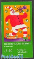 United States Of America 2003 Christmas Booklet, Mint NH, Performance Art - Religion - Music - Christmas - Stamp Bookl.. - Ongebruikt