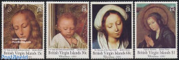 Virgin Islands 1991 Christmas 4v, Mint NH, Religion - Christmas - Art - Paintings - Weihnachten