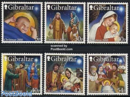 Gibraltar 2000 Christmas 6v, Mint NH, Religion - Christmas - Christmas