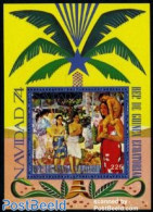 Equatorial Guinea 1974 Christmas S/s, Mint NH, Religion - Christmas - Art - Paul Gauguin - Christmas