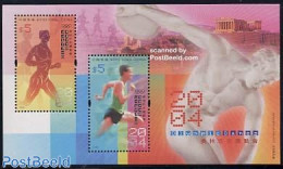 Hong Kong 2004 Olympic Games S/s, Mint NH, Sport - Athletics - Olympic Games - Nuovi