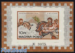 Hungary 1978 Stamp Day S/s Imperforated, Mint NH, History - Archaeology - Stamp Day - Art - Mosaics - Unused Stamps