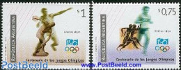 Argentina 1996 Modern Olympics 2v, Mint NH, Sport - Athletics - Olympic Games - Unused Stamps