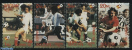 Bhutan 1982 World Cup Football 4v, Mint NH, Sport - Football - Bhután