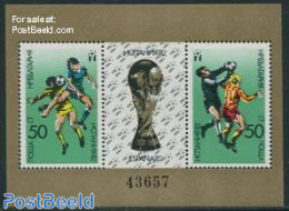 Bulgaria 1982 World Cup Football S/s, Mint NH, Sport - Football - Ongebruikt