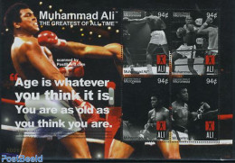 Micronesia 2008 Muhammad Ali 4v M/s, Mint NH, Sport - Boxing - Sport (other And Mixed) - Pugilato