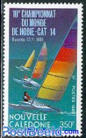 New Caledonia 1989 Hobie Cat 1v, Mint NH, Sport - Sailing - Sport (other And Mixed) - Neufs