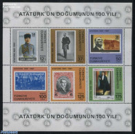 Türkiye 1981 Ataturk S/s, Mint NH, Stamps On Stamps - Altri & Non Classificati