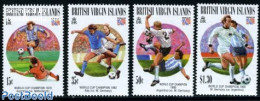 Virgin Islands 1994 World Cup Football 4v, Mint NH, Sport - Football - British Virgin Islands