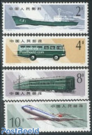 China People’s Republic 1980 Postal Transport 4v, Mint NH, Transport - Automobiles - Aircraft & Aviation - Railways .. - Unused Stamps