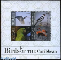 Saint Vincent & The Grenadines 2011 Birds 4v M/s, Mint NH, Nature - Birds - Parrots - St.Vincent E Grenadine
