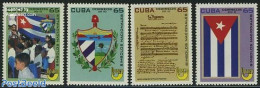 Cuba 2010 UPAEP, National Symbols 4v, Mint NH, History - Performance Art - Coat Of Arms - Flags - Music - Staves - U.P.. - Unused Stamps