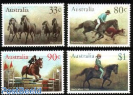 Australia 1986 Horse Racing 4v, Mint NH, Nature - Sport - Horses - Sport (other And Mixed) - Unused Stamps