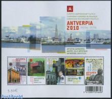 Belgium 2009 Antverpia 2010 5v M/s, Mint NH, Art - Authors - Sculpture - Unused Stamps