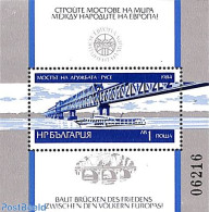 Bulgaria 1984 Bridges S/s, Mint NH, Transport - Ships And Boats - Art - Bridges And Tunnels - Unused Stamps