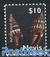 Nevis 2007 Definitive, Shell 1v ($10), Mint NH, Nature - Shells & Crustaceans - Mundo Aquatico