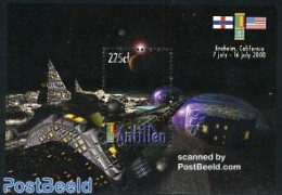 Netherlands Antilles 2000 Annaheim Expo S/s, Mint NH, Transport - Space Exploration - Art - Science Fiction - Non Classés