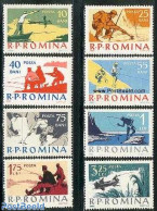 Romania 1962 Sport Fishing 8v, Mint NH, Nature - Sport - Transport - Fishing - Sport (other And Mixed) - Ships And Boats - Neufs