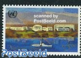United Nations, Geneva 1990 Definitive 1v, Mint NH, Transport - Ships And Boats - Art - Modern Architecture - Barcos