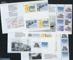 Ireland 1990 4 BOOKLET PANES, Mint NH, Stamps On Stamps - Ungebraucht