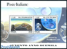 Italy 2000 The Year 2000 S/s, Mint NH, Transport - Various - Space Exploration - New Year - Andere & Zonder Classificatie