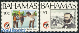 Bahamas 1989 Red Cross 2v, Mint NH, Health - History - Sport - Red Cross - Nobel Prize Winners - Sailing - Cruz Roja